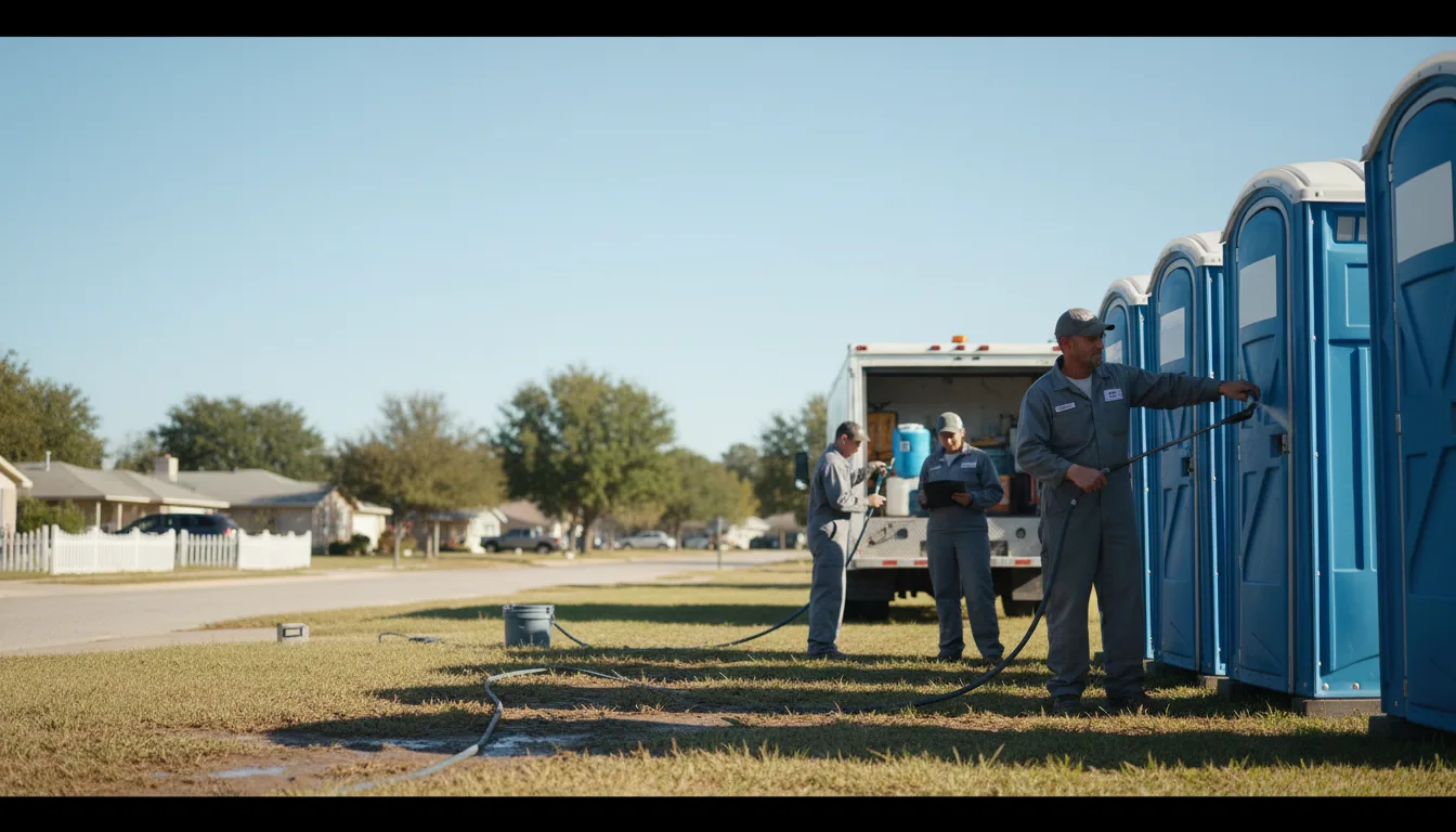 Long-Term Portable Toilet Rental in Darrow, LA near me